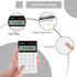 Laptop Keyboard Keys Calculator 12 Digit,Dual Power Battery and Solar,Desk Calculator with Large LCD Display for Office,School, Home & Business Us...