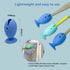 Standing Tooth Brush Head Cover,Children Silicone Protector Cap,Travel Toothbrush Suction Cup Holder,Dustproof Toothbrush Protect Case, Fish Shape...