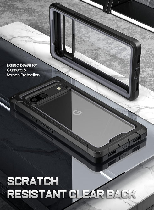 Poetic Guardian Case Compatible with Pixel 7A 5G, Built-in Screen Protector Work with Fingerprint ID, Full Body Hybrid Shockproof Protective Rugge...