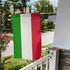 Italian Italy Flag Flax Nylon Burlap Linen Fabric Garden Flag Farmhouse Decorations Mailbox Decor Welcome Sign 12x18 Inch Small Mini Size Double S...