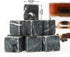 Premium Whiskey Stones Gift Set with 12 Pcs Stones and Bag. Whiskey, Bourbon, Cognac, Scotch,Gin, Wine Beverage. Marble Reusable Ice Cubes. Birthd...