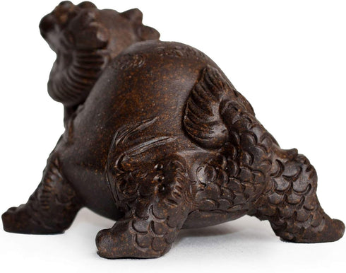 Chinese Dragon Turtle Tea Decoration Pet Zisha Clay Lucky Fengshui Home...