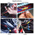 160 Pcs Spade Connectors, Fully Insulated, Wire Connectors Kit, Material, Electrical Connectors Kit for Crimp Connectors, Terminal Connectors for ...