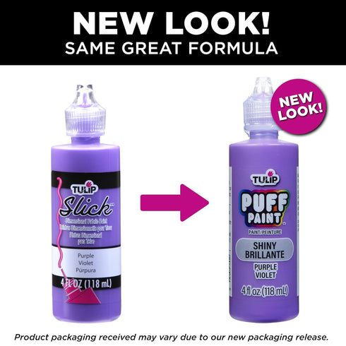 TULIP 41405 Dimensional Fabric Paint 4oz Slick Purple...