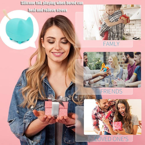 Portable Bluetooth Speaker, Mini Wireless Speakers with Clarity Stereo, TWS Pairing,Built-in Mic, Super Bass,40h Playtime,BT5.3, Cute Pet Mini Spe...