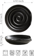 Spoon Rest, Large Spoon Holder for Kitchen Counter, Cooking Spoon Rest for Stove Top, Perfect for Framhouse Decor, Housewarming Gift Set, Black...