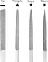 uxcell 8pcs Mini Diamond Needle File Set 120 Grits Small Metal Files Round Flat Triangular Square File Hand Tools for Glass Wood Stone...