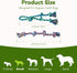 2 Pack Dog Rope Toy for Small Dogs, Puppy Teething Toys, Durable Cotton Puppy Chew Toys for Teething, Small Dog Toys for Aggressive Chewers, Inter...