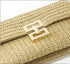 Straw Clutch Purses for Women Vintage Summer Straw Beach Bag Woven Purse Wicker Rattan Envelope Clutch for Wedding...