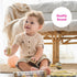 Edushape My First Shakers Boho Chic Basic Shapes - Baby Maracas with Soothing Sound - Musical Egg Shakers for Babies - Grasping and Teething Rattl...