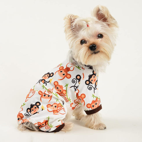 Dog Pajamas for Small Dogs, Chihuahua Pajamas, Puppy Clothes, Extra Small Puppy Pjs, Soft Pet Pjs,Dog Shirts Chihuahua Yorkie Teacup Cat Clothing ...
