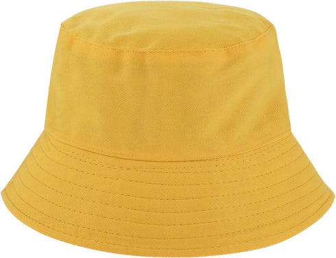 Bucket Hats Reversible, Dual Color Cotton Bucket Hat Foldable Sun Hat...