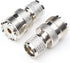 Mini UHF Male to UHF Female Connector Pl259 Coax Adapters UHF to Mini uhf Coaxial Adapter SO239 RF Adapter 2Packs...
