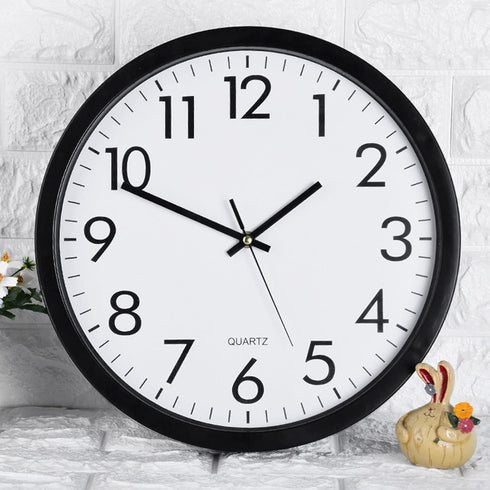 Quartz DIY Wall Clock Movement Mechanism Set,with 8.3 Inch Long Spade Hands,Battery Operated Sweep Silent Movement Motor Hands Clock Repair Replac...