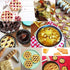 HSOMiD Wheel Roller Pastry Mould Household Baking Pastry Tools Wheels Time-Saver Dough Craft Pie Pastry Dough Lattice Cutter...