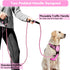 IVY&LANE Heavy Duty Dog Leash with Poop Bag Holder,Strong Rope Dog Leash with Padded Two Handle,5FT Reflective Threads Dogs Leash for Small Medium...