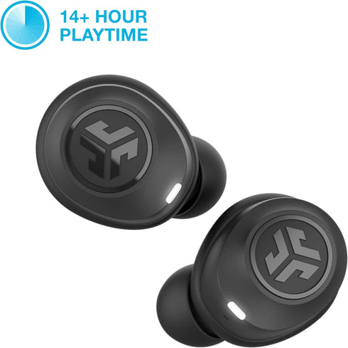JLab JBuds Air True Wireless Signature Bluetooth Earbuds + Charging Case, Black, IP55 Sweat Resistance, Bluetooth 5.0 Connection, 3 EQ Sound Setti...