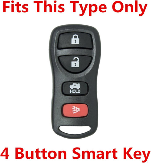 Rpkey Silicone Keyless Entry Remote Control Key Fob Cover Case protector Replacement Fit For FX35 FX45 G35 I35 Q45 QX56 350Z Altima Armada Maxima ...