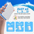 Upgrade Melamine Sponge, 20 Pack Extra Thick More Lasting 3X Density Premium Magic Sponge Eraser, Multi Surface Power Scrubber Foam Stain and Mark...