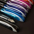 Zebra Fuente - Disposable Fountain Pen - Coloured Ink - Pack of 10 - Includes Pink & Blue Striped Pencil Case...