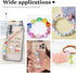LiQunSweet 320 Pcs 8-Colors Clear Acrylic Beads Sweet Heart 8mm Dyed AB-Color Loose Beads in Bulk for Necklace Bracelet Earrings Jewelry Making...