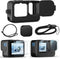 Accessories Kit for Go Pro Hero 12/Hero 11/Hero 10/Hero 9 Black,2-Pack(6pcs) Screen Protector Silicone Sleeve Protective Case with Lens Cover Cap ...
