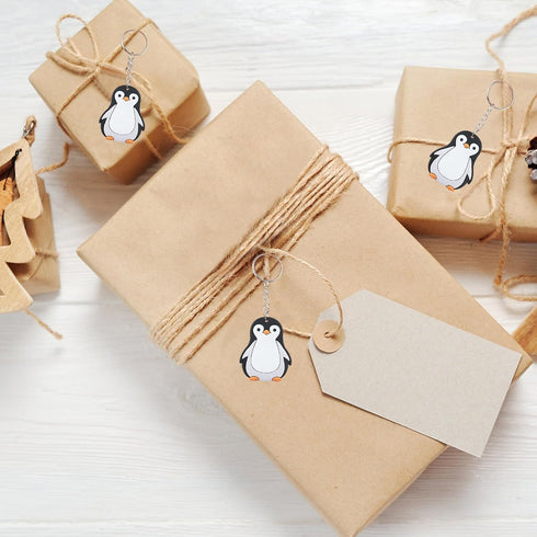 40 Pack Penguin Keychains Key Rings for Polar Arctic Winter Animals Party Favors, Polar Animals Lovers Gifts Birthday Party Favors...