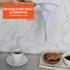 Imusa USA J100-4-50 Coffee Cloth Strainer with Wood Handle, White, 1 Count (Pack of 1)...