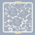 Rose Flower Stencils Rose Stencils Rose Background Template 11.8"x 11.8" Rose Floral Stencils PET Reusable Craft Painting on Wood Canvas Wall Furn...