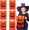 GiftExpress 50?Pack 11??×?17? Jack O ?Lantern Trick or Treat Goody Bags – Durable Plastic Halloween Party Favor Bags...