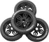 ShareGoo OD 4.52" 1/8 RC Buggy Rubber Tires Tyre w/ 5 Spoke Plastic Rim 17mm Hex Compatible with Arrma Kyosho Exceed RC Traxxas Redcat HSP HPI 1/8...