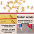 Hilitchi 525Pcs TC-1, TC-A, TC-B, TC-C, TC-T Non-Insulated U Shape Copper Ring Terminals Crimp Assortment Kit Wire Spade Electric Butt Connector...