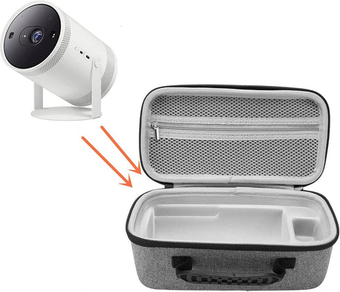 Cuifati Projector Carrying Case for Samsung Nebula Capsule 3 & 1080P Projector, EVA Waterproof Shakeproof Portable Travel Bag...