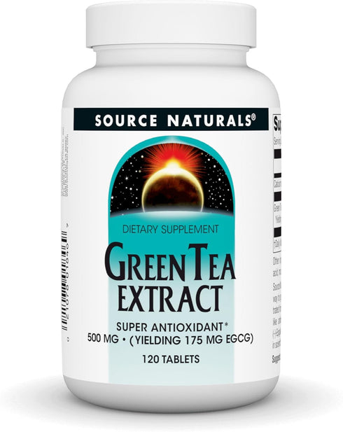 Source Naturals Green Tea Extract 500 mg Super Antioxidant - 120 Tablets...