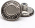 12 Sets No-Sew Permanent Buttons Jean Tack Buttons 20mm (Gun Black)...
