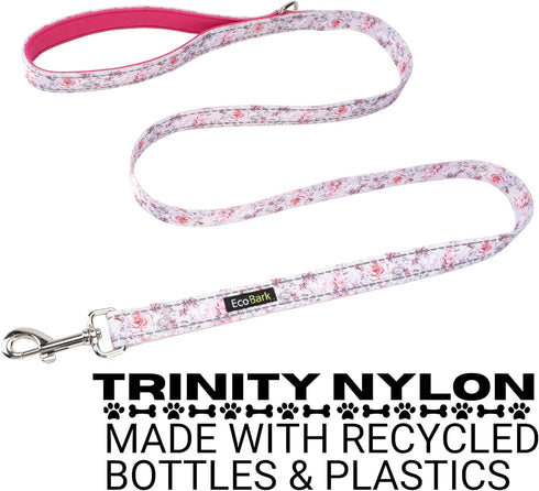 EcoBark Dog Leash - Soft & Reflective Comfort Leash with Padded Handle - Strong Durable Heavy Duty - Training and Pulling for Small, Medium or Lar...