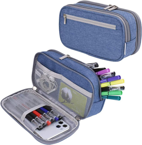 YONZONE Big Capacity Pencil Case Large Pencil Bag Pouch Pen Case Pencil Marker Holder with High Storage for Office Desk Organizer Supplies Cosmeti...