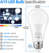 LED Light Bulbs, 100 Watt Equivalent A19 LED Bulb Daylight White 5000K, 13W Bright 1500 Lumens E26 Standard Base Bulb for Bedroom Kitchen Office L...