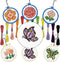 INFUNLY Flower Embroidery Kit Beginner Embroidery Kit with Instructions, 3 Strands, Hoops and Color Threads, Embroidery Cross Stitch Practice Kits...