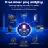 WiFi Adapter for Desktop PC,USB WiFi Adapter,Bluetooth WiFi 2-in-1,600Mbps 2.4/5.8Ghz Dual Band Wireless Network,Plug and Play, for PC/Laptop/Desk...