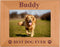 Custom Best Dog Ever - Laser Engraved Natural Alder Wood Hanging/Tabletop Wooden Picture Photo Frame - Add Your Dogs Name (4x6-inch Horizontal)...