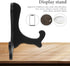 Garneck 4pcs Medal Display Stand Book Shelf Decor Picture Frame Holder Stand Tabletop Easel Dish Display Desktop Plate Holder Photo Easel Plastic ...