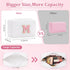 Etercycle Small Personalized Initial Letter Makeup Bag for Women, Cute Waterproof PU Leather Cosmetic Bag Travel Makeup Bag, Makeup Pouch Toiletry...