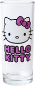 Silver Buffalo Sanrio Hello Kitty 4pc Tumbler Glass Set, 10 Ounces...