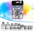 SAGUD 9pcs Airbrush Adapter Set Air Brush Fitting Connector Kit Airbrush Accessories for Mini Air Compressor and Air Hose Supplies...