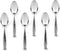 Hudson Essentials Hammered Demitasse Espresso Spoons, 4.6-inch Mini Coffee Spoons, 18/10 Stainless Steel Small Spoons for Dessert, Coffee, Tea, Se...