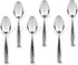 Hudson Essentials Hammered Demitasse Espresso Spoons, 4.6-inch Mini Coffee Spoons, 18/10 Stainless Steel Small Spoons for Dessert, Coffee, Tea, Se...