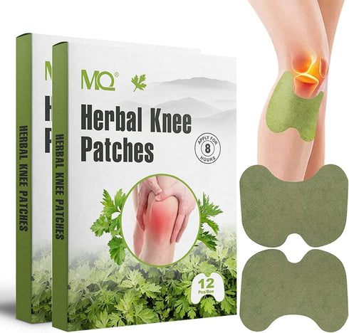 MQ 24 Count Knee Patches, Heat Patches for Knee, Knee Relief Patches, Warming Herbal Patches Long-Lasting Relief for for Knee, Back, Neck, Shoulde...
