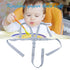 White 5 Point Harness Seat Belt Stroller Harness Safety Harness Belt, Adjustable Harness Strap for High Chair and Pushchair, Universal 5 Point Har...