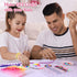 Wutubug 1500pcs Pony Beads Bracelet Making Kit, 24 Colors Friendship Bracelet Kit Kandi Beads, Letter Beads Heart Beads with Elastic String for Je...